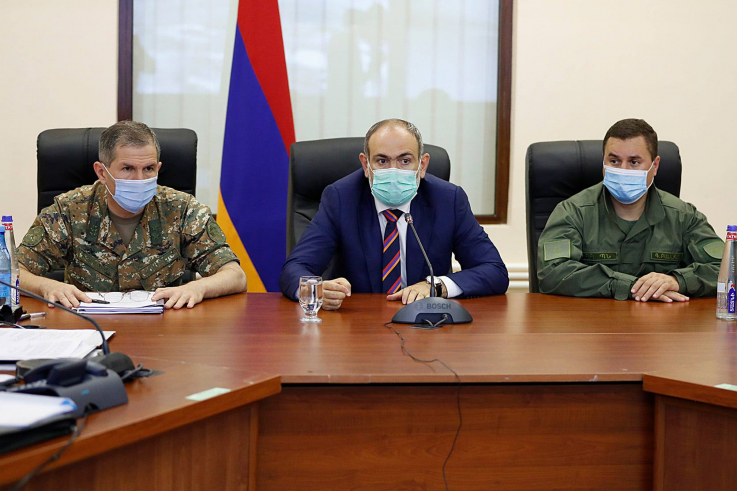 Պաշտպանության նախարարությունում հանդիպել եմ Զինված ուժերի ղեկավար կազմի հետ. Փաշինյան