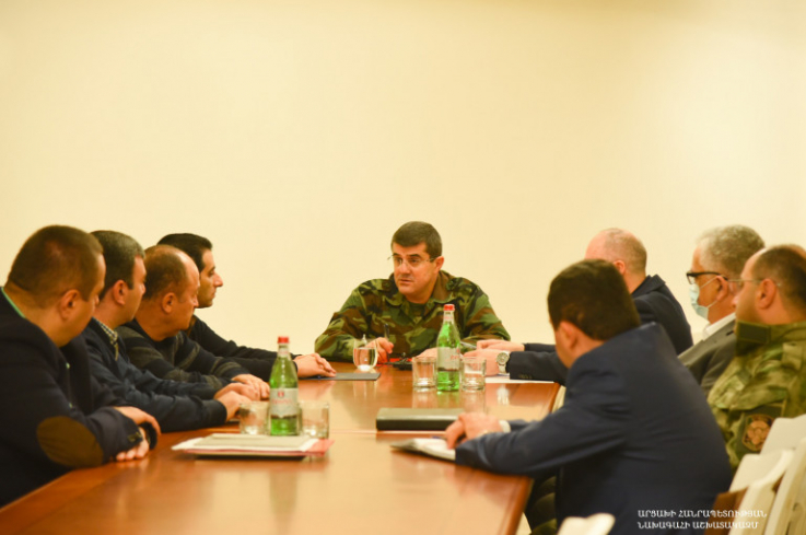 Արցախի նախագահի գլխավորությամբ կայացել է Անվտանգության խորհրդի արտահերթ նիստ