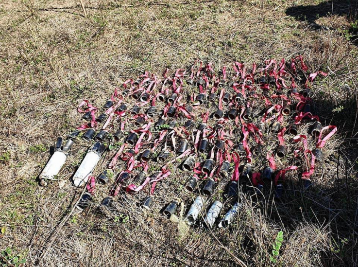 Ստեփանակերտում հայտնաբերվել են թուրքական և իսրայելական արտադրության հրթիռային, հարվածային և կասետային շուրջ 673 ռումբ