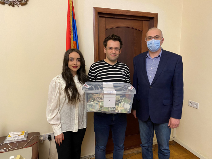 Լևոն Արոնյանը 1 358 000 դրամ է փոխանցել հիմնադրամին