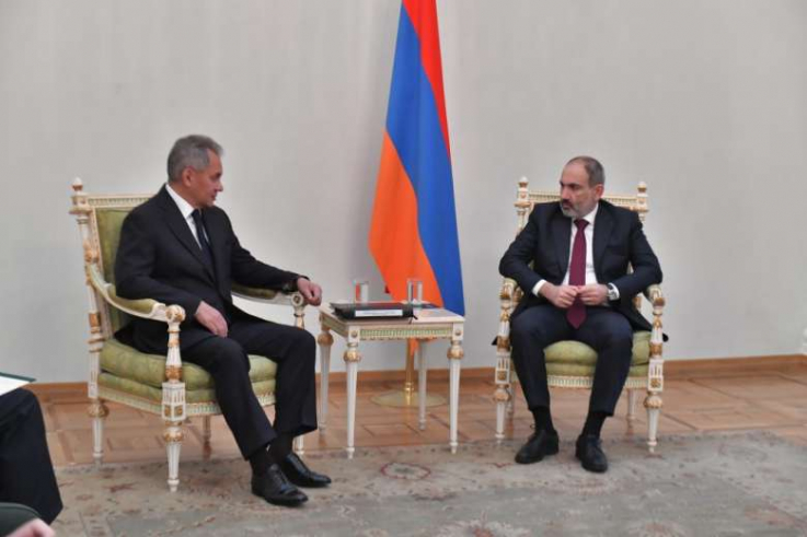  Նիկոլ Փաշինյանն այսօր ընդունել է Ռուսաստանի Դաշնության պաշտպանության նախարար Սերգեյ Շոյգուին. տեսանյութ