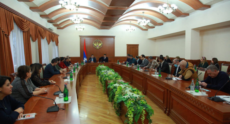 Արցախի նախագահն ընդունել է ՀՀ-ից ժամանած բժիշկ-փորձագետների