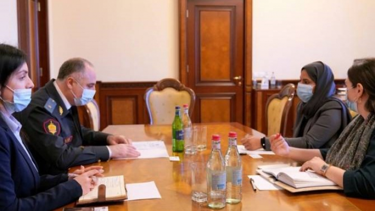 ՀՔԾ պետն ընդունել է ՀՀ-ում ԱՄԷ գործերի ժամանակավոր հավատարմատարին