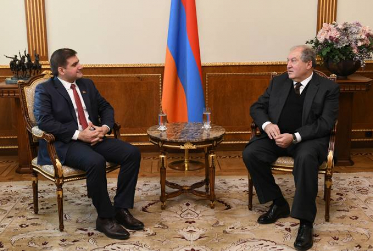 Արման Բաբաջանյանը հանդիպել է նախագահ Արմեն Սարգսյանի հետ