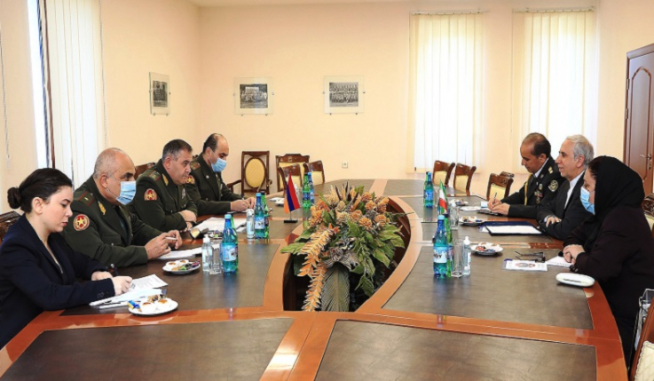 ՀՀ ԶՈՒ գլխավոր շտաբի պետն ընդունել է Իրանի դեսպանին