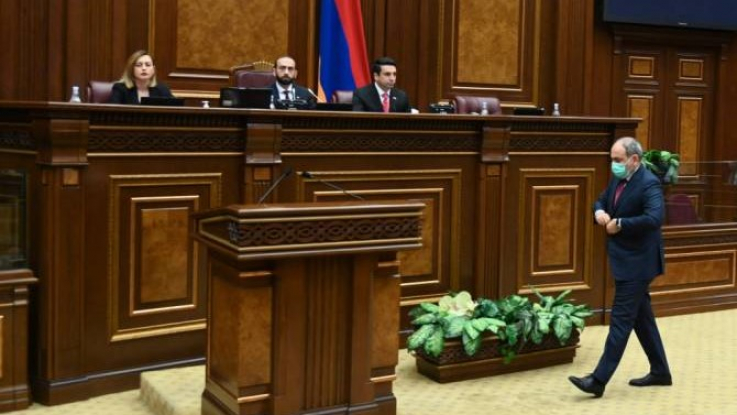 Արտահերթ ընտրությունների անցկացման նպատակով ԱԺ-ն Նիկոլ Փաշինյանին չընտրեց վարչապետի պաշտոնում