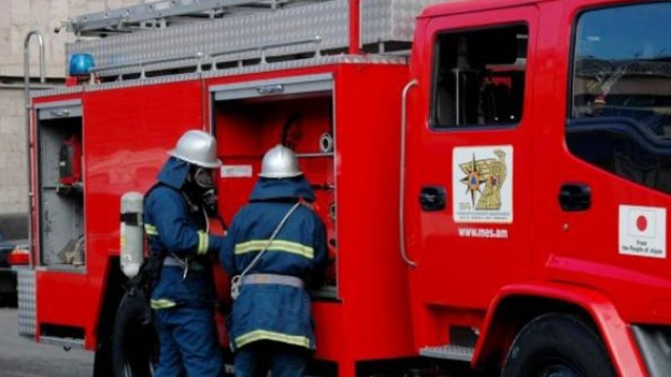 Հրդեհ Մասիս քաղաքի աղբավայրում