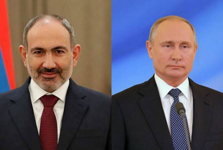 Նիկոլ Փաշինյանը հեռախոսազրույց է ունեցել Վլադիմիր Պուտինի հետ