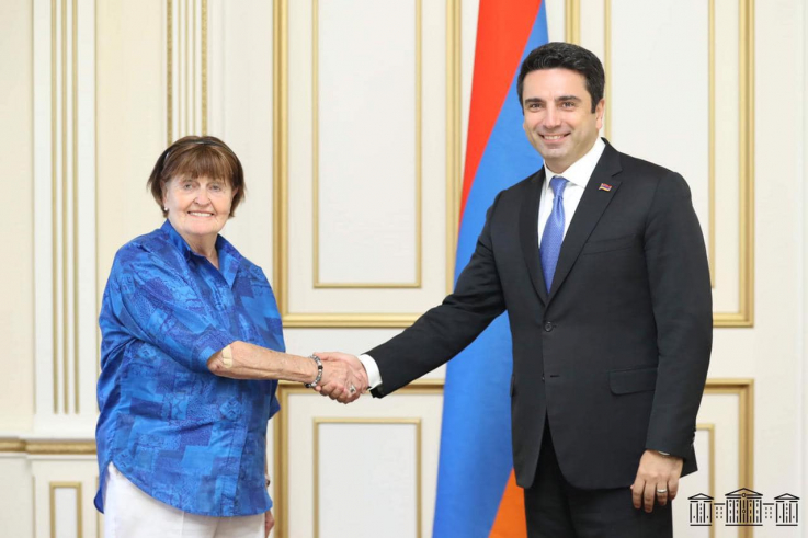 ԱԺ նախագահն ընդունել է Քերոլայն Քոքսին