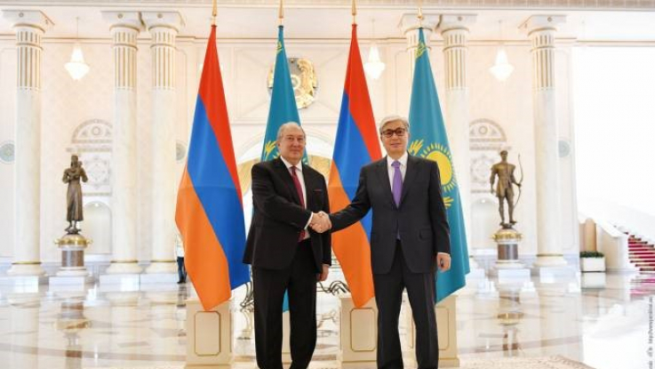 Նախագահ Արմեն Սարգսյանին շնորհավորել է Ղազախստանի նախագահ Կասիմ- Ժոմարտ Տոկաևը
