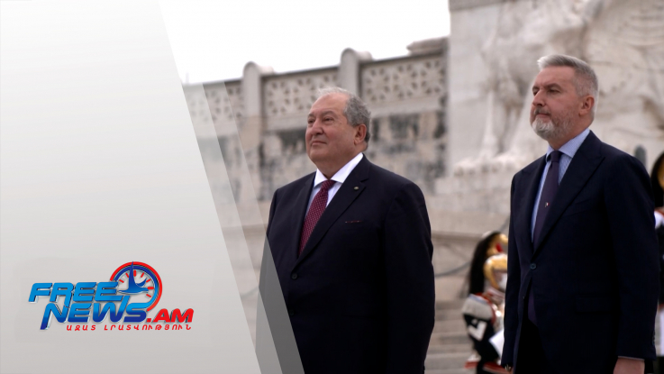 Նախագահ Արմեն Սարգսյանը հանդիպել է Իտալիայի նախարարների խորհրդի նախագահ Մարիո Դրագիի հետ. տեսանյութ