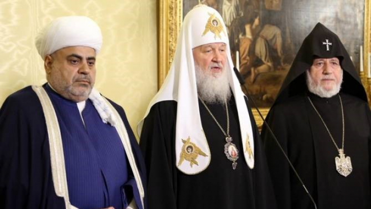 Հայաստանի, Ռուսաստանի, Ադրբեջանի հոգևոր առաջնորդների հանդիպման օրակարգում տարածաշրջանային մարտահրավերներն են