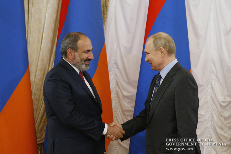 Կրեմլում կայացել է ՀՀ վարչապետի և ՌԴ նախագահի հանդիպումը