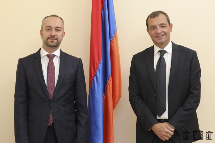 Էդուարդ Աղաջանյանն ընդունել է ՀՀ-ում Իտալիայի դեսպանին