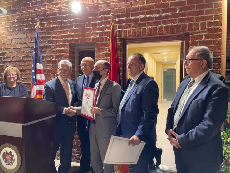 Արցախի պետնախարարը համագործակցության հնարավորություններ է քննարկել Կալիֆորնիայի ընտրված պաշտոնյաների հետ
