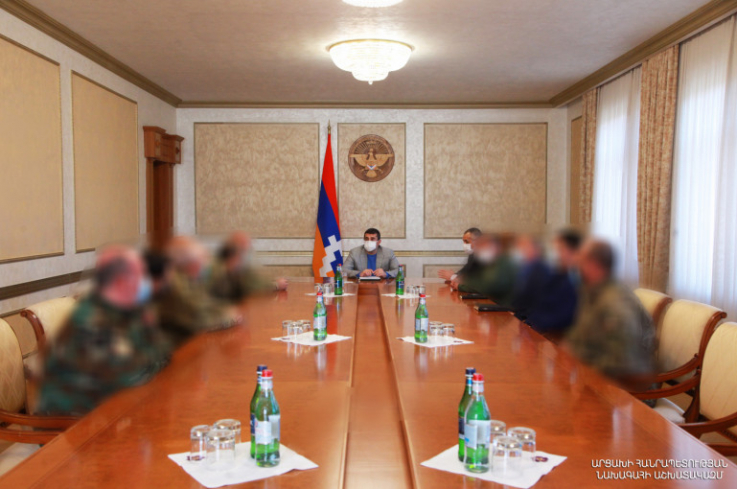 Արցախի նախագահն ԱԱԾ բարձրաստիճան սպայական կազմի մասնակցությամբ աշխատանքային խորհրդակցություն է հրավիրել