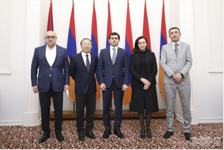 Հակոբ Արշակյանն ընդունել է Հայաստանում Չինաստանի դեսպանին