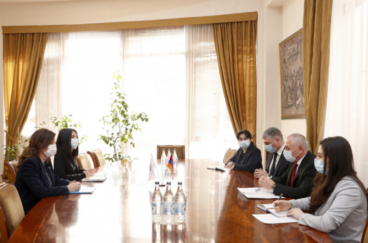 ԱԻ նախարարն ընդունել է ՀՀ–ում ՄԱԿ-ի մանկական հիմնադրամի նորանշանակ ներկայացուցչին