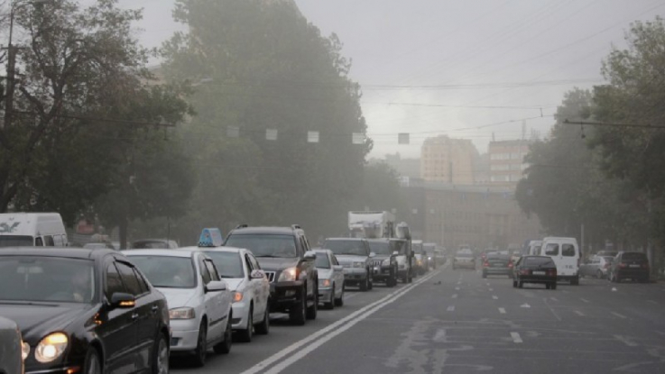 Մթնոլորտային օդում փոշու պարունակությունը գերազանցել է թույլատրելի չափը Երևանում