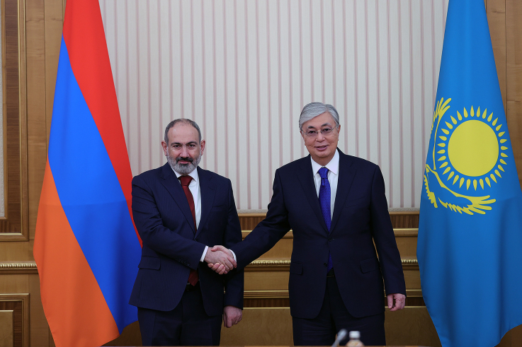 Նուր-Սուլթանում տեղի է ունեցել վարչապետ Փաշինյանի և Կասիմ-Ժոմարտ Տոկաևի հանդիպումը