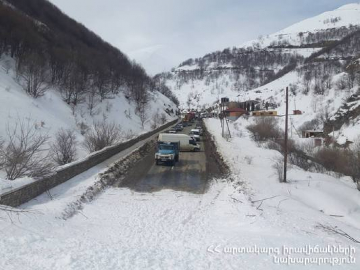 Բազում գյուղի տարածքում, տեղի է ունեցել ձնահյուս