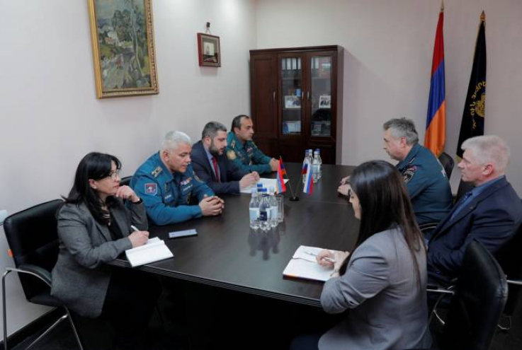Արմեն Փամբուխչյանը և ՌԴ ԱԻՆ միջազգային գործունեության վարչության տնօրենը քննարկել են փոխգործակցության ծրագրեր