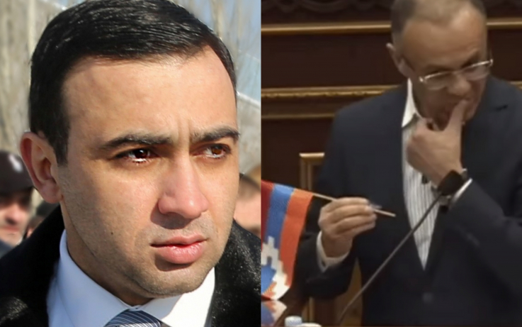 Ուշադրություն, չտեղադրեցին Արցախի դրոշը, այլ պառկեցրին, այն էլ «թքել-կպցնելով». Տարոն Չախոյան