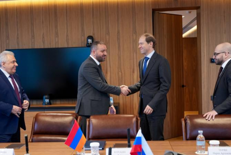 Քերոբյանը և Մանտուրովը քննարկել են Հայաստանի և Ռուսաստանի միջև առևտրաշրջանառության ծավալների վերականգնման հարցեր