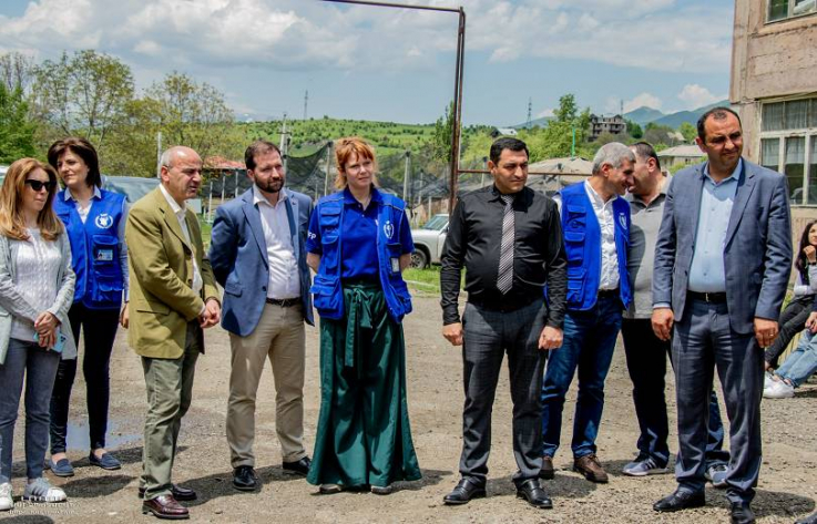 Շահումյանի դպրոցականներն առողջ բաղադրիչներով պիցցա են պատրաստել ՄԱԿ-ի Պարենի համաշխարհային ծրագրի պատասխանատուների համար
