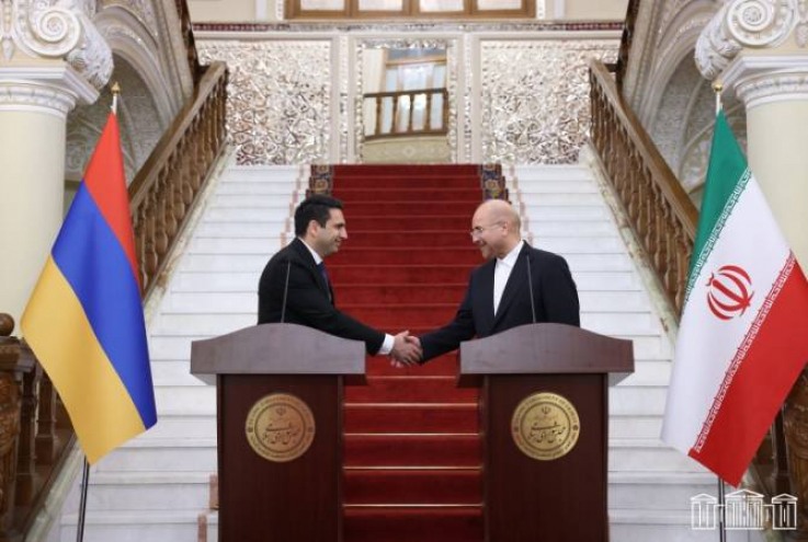 Ալեն Սիմոնյանը Մոհամմադ Բաղեր Ղալիբաֆի հրավերով պաշտոնական առաջին այցն է կատարել Իրան