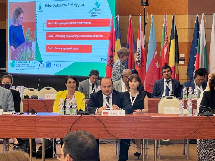 Նարեկ Մկրտչյանը ելույթ է ունեցել Հռոմում անցկացվող Ծերացման հարցերով նախարարական եռօրյա համաժողովին