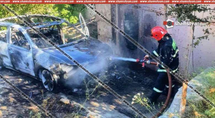 Արտակարգ դեպք Կոտայքի մարզում․ Ձորաղբյուրում Mitsubishi Outlander-ը վերածվել է մոխրակույտի