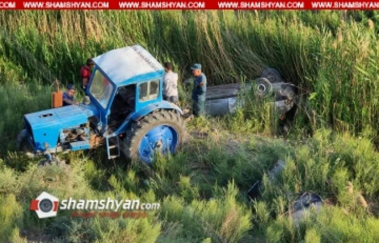 Ողբերգական ավտովթար Արարատի մարզում. պայմանագրային զինծառայողը մահացել է, կինն ու անչափահաս երեխաները՝ հոսպիտալացվել