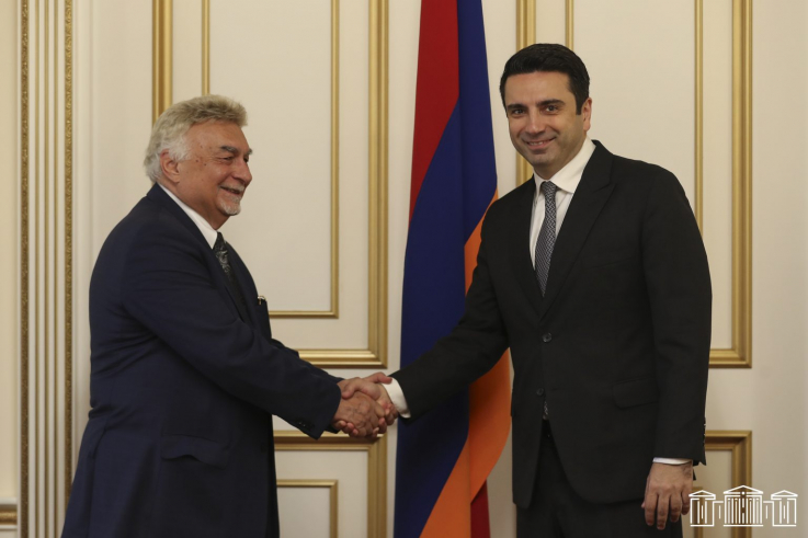 Ալեն Սիմոնյանն ընդունել է ՌԱԿ կենտրոնական վարչության ատենապետի գլխավորած պատվիրակությանը