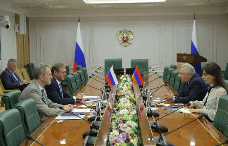 Վաղարշակ Հարությունյանը հանդիպել է ՌԴ Դաշնային խորհրդի նախագահին