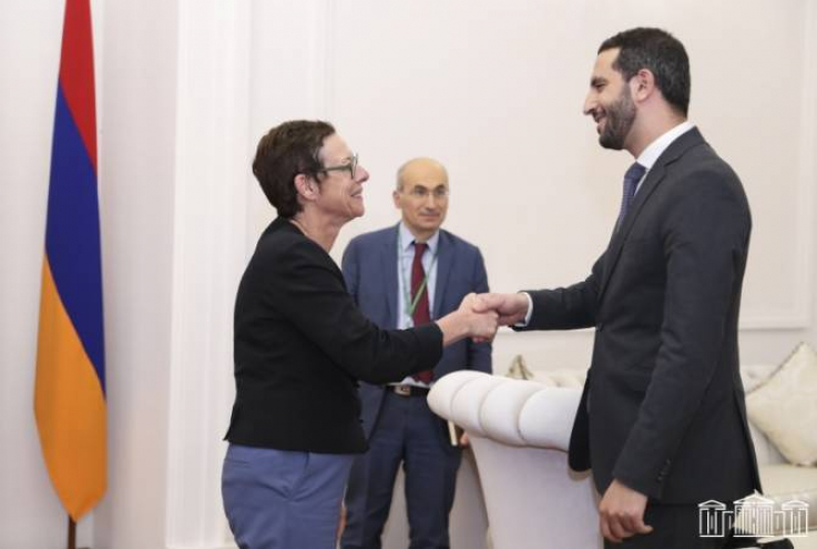 ՀՀ ԱԺ փոխնախագահը և Ֆրանսիայի դեսպանը քննարկել են տարածաշրջանային անվտանգությանն առնչվող հարցեր