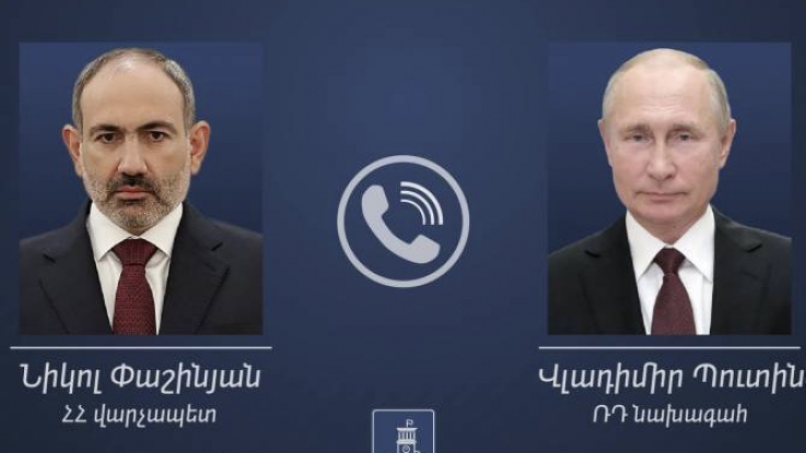 Փաշինյանն ու Պուտինը քննարկել են ԼՂ շուրջ իրավիճակի զարգացումը