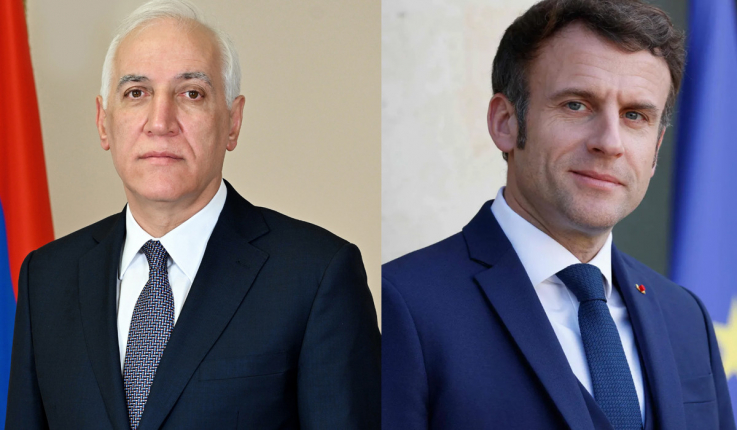 Ֆրանսիան հաստատակամ է շարունակել իր գործունեությունը՝ հօգուտ ձեր տարածաշրջանում խաղաղության և բարգավաճման. Մակրոնը՝ Խաչատուրյանին