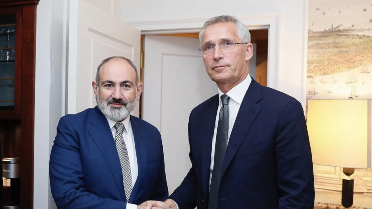 Նիկոլ Փաշինյանը հանդիպել է ՆԱՏՕ-ի գլխավոր քարտուղար Յենց Ստոլտենբերգի հետ