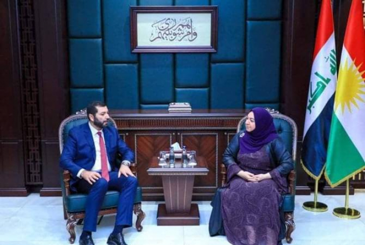 Բաքոյանը Իրաքյան Քուրդիստանի խորհրդարանի խոսնակի հետ հանդիպմանը ներկայացրել է ՀՀ ինքնիշխանության դեմ ադրբեջանական ագրեսիան