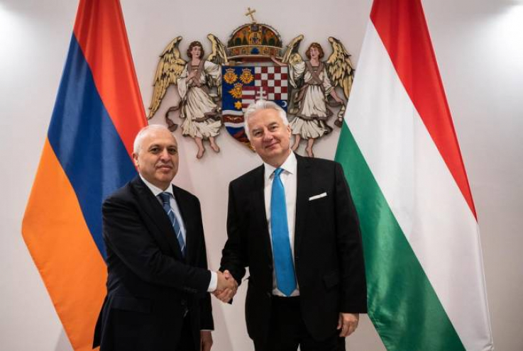 Վրաստանում ՀՀ դեսպանը ընդունել է Հունգարիայի փոխվարչապետ, դոկտոր Շեմյեն Ժոլթին