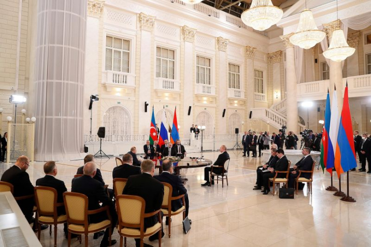Պուտինն Ալիևի հետ քննարկել է Սոչիի եռակողմ պայմանավորվածությունների կյանքի կոչումը