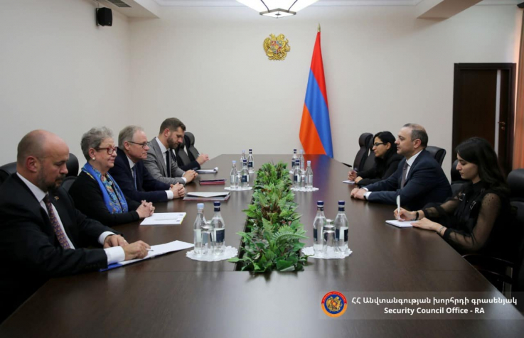 Արմեն Գրիգորյանը ընդունել է Միխայել Զիբերտի գլխավորած պատվիրակությանը