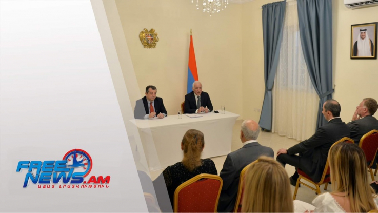 Նախագահ Վահագն Խաչատուրյանը հանդիպել է Կատարի հայ համայնքի ներկայացուցիչների հետ