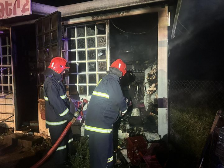 Աբովյանում վագոն-տնակ է այրվել