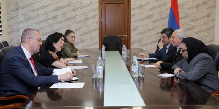 Ժաննա Անդրեասյանը հրաժեշտի հանդիպում է ունեցել ՀՀ-ում Իրանի դեսպանի հետ