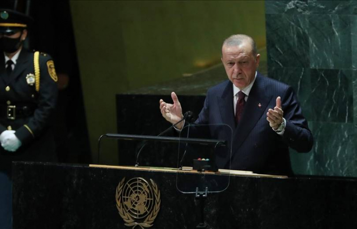 Էրդողանը ՄԱԿ-ի գլխավոր ասամբլեայի ելույթում համերաշխություն է հայտնել Ադրբեջանի գործողություններին
