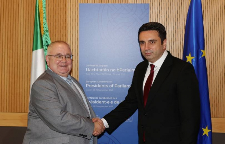 Իռլանդիան պատրաստ է ջանքեր ներդնել հակամարտությունների լուծման հարցում. Ալեն Սիմոնյանը հանդիպել է Շոն Օ'Ֆերգհեյլի հետ