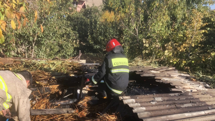 Հրդեհ Նորաշեն գյուղում