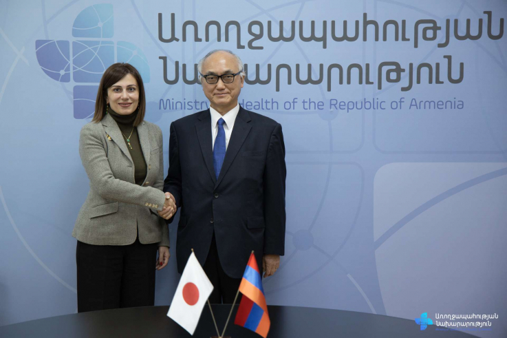 Անահիտ Ավանեսյանն ընդունել է Ճապոնիայի դեսպանին